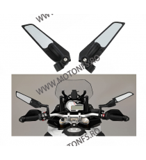 Set 2 Buc oglinzi racing Universal Prindere suruburi Negru 8mm / 10mm Cod 1367-3 1367-3  Oglinzi Retrovizoare Universale 125,...