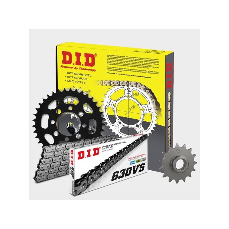 DID - kit lant Honda CB750KZ Contine pinioane 15/38 si lant 630VS-088 O-Ring 121-60 DID RACING CHAIN Kit Honda 802,80 lei 722...
