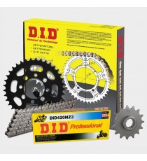 DID - kit lant Yamaha DT125 LC1/2 1982- 1984, pinioane 15/49, lant 428NZ-128 Standard Ranforsat 122-004 DID RACING CHAIN Kit ...