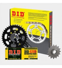 DID - kit lant Yamaha DT50 1997- 2002, pinioane 12/52, lant 420D-130 Standard 122-03 DID RACING CHAIN Kit Yamaha 237,80 lei 2...