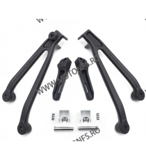 S1000RR 2010 2011 2012 2013 2014 2015 2016 2017 2018 BMW Set Complet Scarite si Suporti scarite Spate Pasager Negre MT390-053...