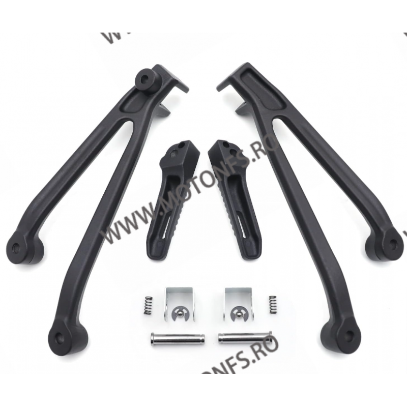 S1000RR 2010 2011 2012 2013 2014 2015 2016 2017 2018 BMW Set Complet Scarite si Suporti scarite Spate Pasager Negre MT390-053...