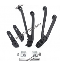 S1000RR 2010 2011 2012 2013 2014 2015 2016 2017 2018 BMW Set Complet Scarite si Suporti scarite Spate Pasager Negre MT390-053...