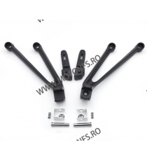 S1000RR 2010 2011 2012 2013 2014 2015 2016 2017 2018 BMW Set Complet Scarite si Suporti scarite Spate Pasager Negre MT390-053...