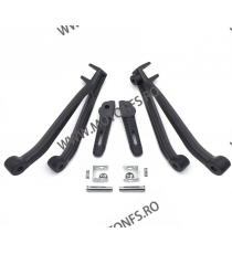 S1000RR 2010 2011 2012 2013 2014 2015 2016 2017 2018 BMW Set Complet Scarite si Suporti scarite Spate Pasager Negre MT390-053...
