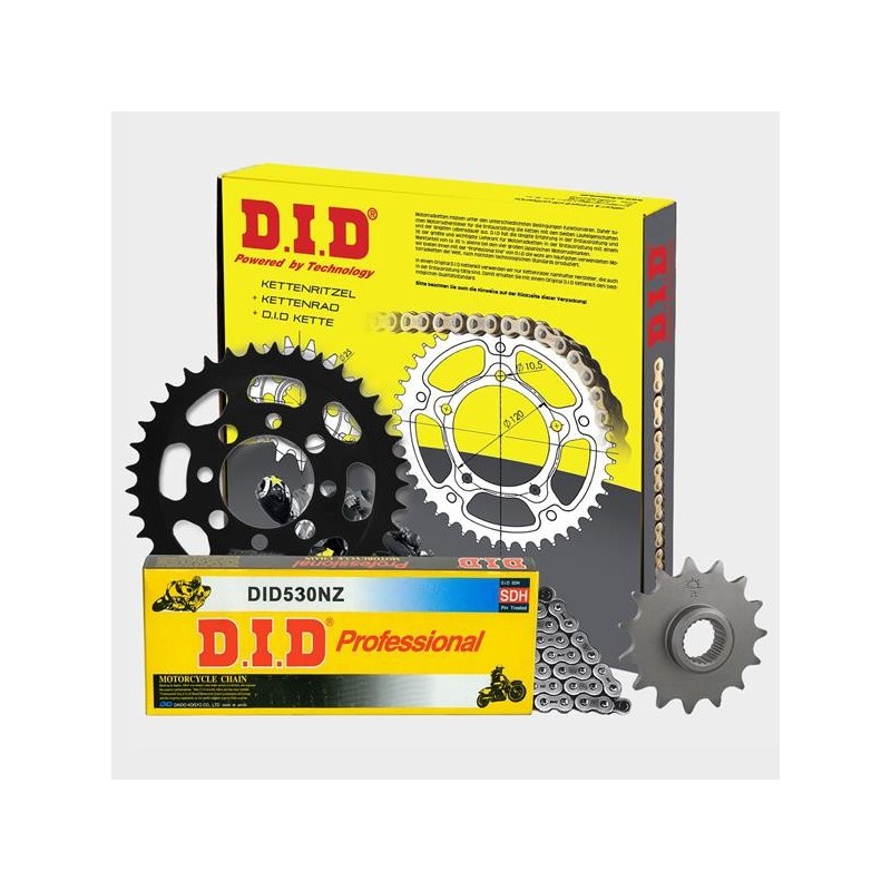 DID - kit lant Kawasaki Z440LTD A1/A2/A3, pinioane 15/45, lant 530NZ-104 Standard Ranforsat 124-04 DID RACING CHAIN Kit Kawas...