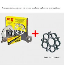 DID - kit lant Ducati S2R/S4R/Multistrada1100, pinioane 15/42, lant 525ZVM-X-104 X-Ring 125-154 DID RACING CHAIN Kit Ducati 8...