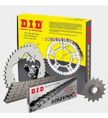 DID - kit lant Ducati Monster 1100 2009-, pinioane 15/39, lant 525ZVM-X-104 X-Ring 125-155 DID RACING CHAIN Kit Ducati 809,80...