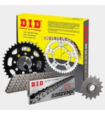 DID - kit lant Ducati Monster 900i.e. 2002, pinioane 15/38, lant 520ZVM-X-100 X-Ring 125-160 DID RACING CHAIN Kit Ducati 678,...