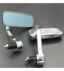 SET 2 OGLINZI UNIVERSAL PENTRU GHIDON CHROME UNIVERSALE MOTO SCUTER ATV HONDA YAMAHA SUZUKI KAWASAKI DUCATI BMW TRIUMPH OG400...