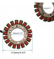 TRX400FA FourTrax 400 AT 2004-2007 TRX400 Rancher 400 AT GPScape 2004-2007 Honda Magneto Coil Generator Stator Alternator Bob...