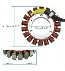 KVF360 Prairie KVF 400 Prairie 1999-2012 21003-0095 21003-1387 Kawasaki Magneto Coil Generator Stator Alternator Bobina K079-...