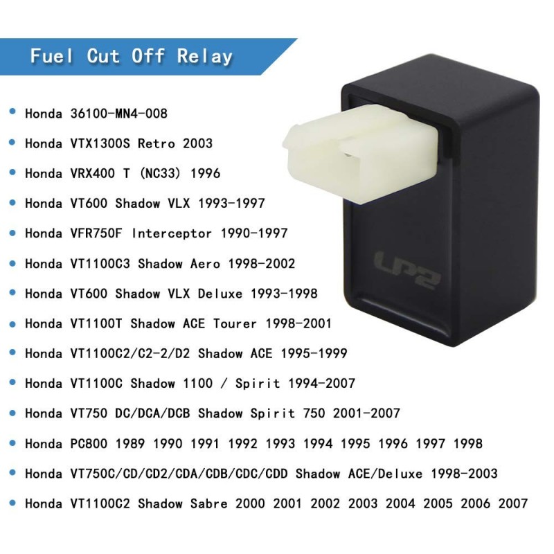 Releu Pompa Benzina CBR600F4 VFR750F PC800 VT750C VT1100C VTX1300S VRX400 NV400 Shadow NV600 Shadow VT600 Shadow RPBHF4  Rele...