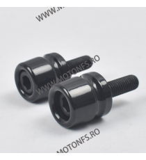 BMW S1000RR HP4 2009 2010 2011 2012 2013 2014 2015 2016 2017 2018 SET 2BUC CAPETE DE GHIDON CNC ALUMINIU NEGRE 0VFKH  Capete ...