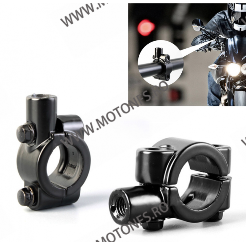 22mm Filet M10 Suport oglinda 2bucati honda yamaha suzuki kawasaki harley cafe racer Cruiser chopper bobber custom DN4S DN4S ...