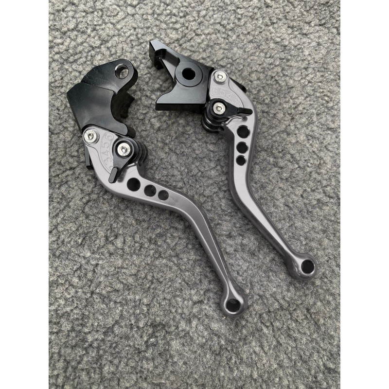 XB12R XB12Ss XB12Scg X1 Lightning S1 Lightning M2 Cyclone Buell Manete Scurte Ambreiaj si Frana Classic Negru MSN-F14/B55  Ma...