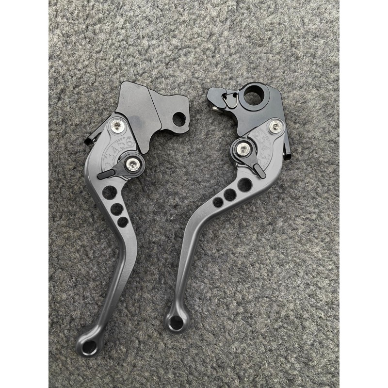 821 Monster Hypermotard 821 /SP ABS Hyperstrada 821 ABS 950 Multistrada Ducati Manete Scurte Ambreiaj Frana Classic Negru MSM...