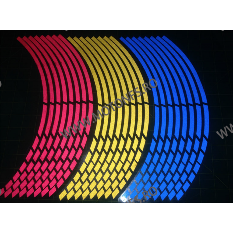 Rim Stripes Universale Auto Moto Banda Reflectorizanta Pentru Janta Rosu Negru Verde Albastru Auriu Portocaliu 6MSK7  Banda D...