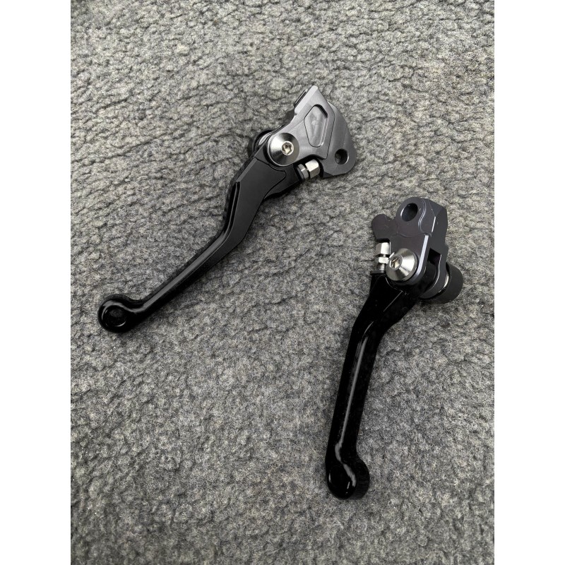 KX 65 KX 85 KX 125 KX 250 (F) 4T KX 250 2T KLX 450 R RM-Z 250 RM-Z 450 Set manete reglabile ambreiaj / frana MMULTR62M/L20M  ...