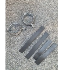 52mm-60mm Set 2 Suport Prindere Furca Semnalizare Crom Motocicleta ATV Scuter Aluminiu 7KU74  Suporti Semnalizare 50,00 lei 5...
