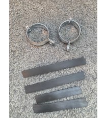 52mm-60mm Set 2 Suport Prindere Furca Semnalizare Crom Motocicleta ATV Scuter Aluminiu 7KU74  Suporti Semnalizare 50,00 lei 5...