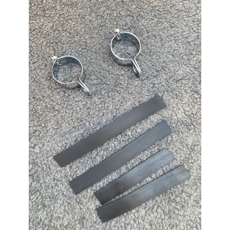 32mm-41mm Set 2buc Suport Prindere Semnalizare Crom Motocicleta ATV Scuter Aluminiu QH3IB QH3IB  Suporti Semnalizare 50,00 le...