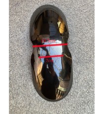 Lungimea 34cm Aripa Fata Material Metal Universal Negru Cafe Racer Chopper Harley Davidson Honda Yamaha Kawasaki Suzuki Ducat...