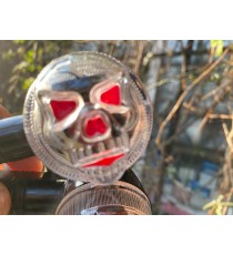 Set 2 Buc Semnale Pe Bec (R10w 12v) Negru Geam Transparent Semnalizatoare Moto Cafe Racer Bobber Chopper Retro 6HS7W  Semnal ...