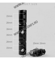 Kit Suport pentru oglindă (extensie) motocicletă Bara de extensie Pentru Moto / Scuter Negru Albastru Rosu Auriu V9QLB  Supor...