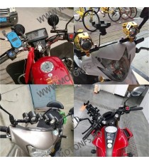 Kit Suport pentru oglindă (extensie) motocicletă Bara de extensie Pentru Moto / Scuter Negru Albastru Rosu Auriu V9QLB  Supor...