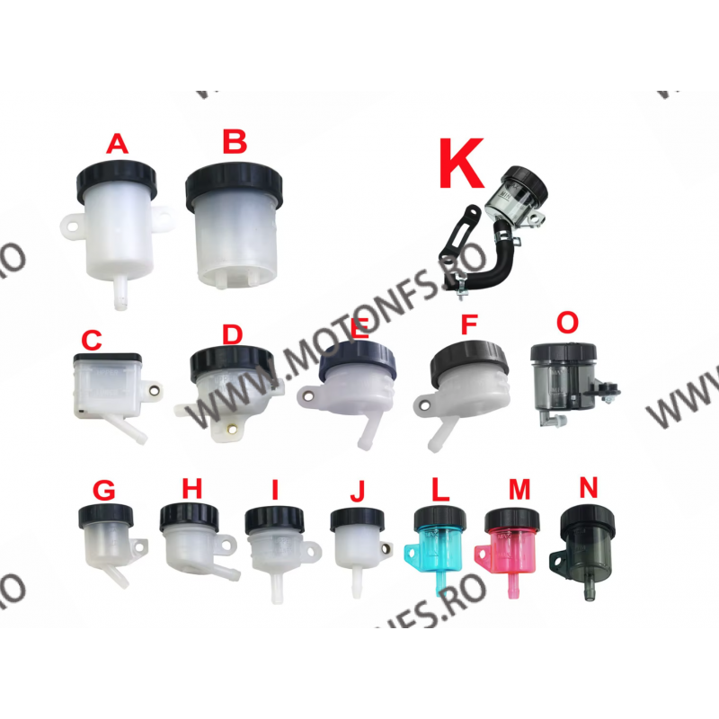 Rezervor Lichid Frana Motociclete Universale ATV Scuter Yamaha Suzuki Kawasaki Honda Ducati BMW Aprilia Triumph Cfmoto 5DH8O ...