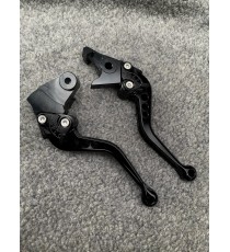 KAWASAKI EN500 /Vulcan ZL600 Eliminator EJ W650 VN800 VN1500 SUZUKI GZ125 Marauder SET 2 MANETE SCURTE FRANA SI AMBREIAJ MSMU...