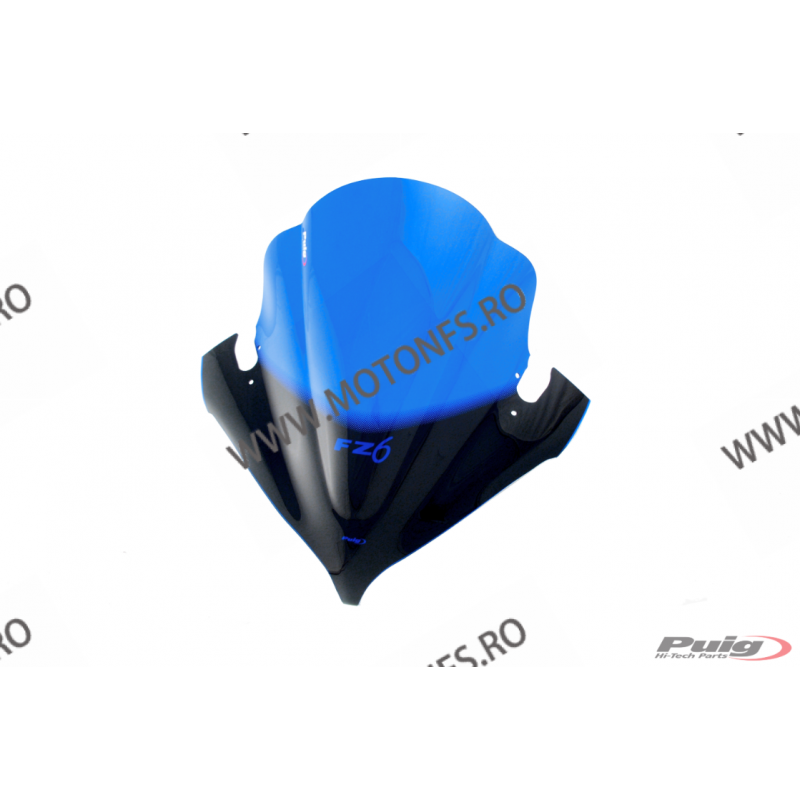 YAMAHA FZ6 FAZER 2004 2005 2006 2007 2008 WINDSCREEN PARBRIZA PUIG RACING NEGRU FUMURIU ALBASTRU TRASPARENT 1646ANB Puig Parb...