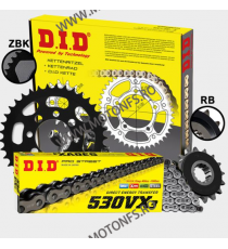 DID - kit lant Honda CB900F Hornet 2002-, pinioane 16/43, lant 530VX-114 X-Ring 121-955-40 DID RACING CHAIN Kit Honda 688,80 ...