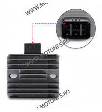 Kawasaki Z1000 Z750 ER-6f 650 ER-6n KLE650 Versys VN900 Suzuzki GSR600 Yamaha R6 Releu Incarcare Regulator Tensiune rl-663  R...