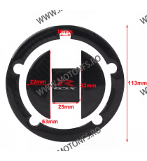 GSXR600 GSXR750 GSXR1000 SV650 SV1000 HAYABUSA Protectie buson rezervor 3D Carbon Suzuki Y3K4H Y3K4H  Protectie Rezervorul 29...