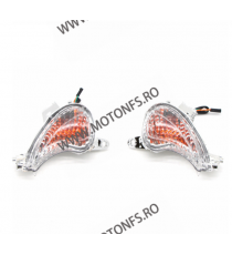 SUZUKI Hayabusa GSXR1300  2008 2009 2010 2011 2012 Set 2Buc Semnalizare Cu Bec Pentru Carena Geam Fumuriu Si Transparent TSK-...