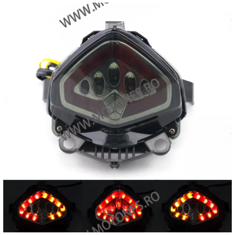HONDA CB 500 F / X / CBR 500 2013 2014 2015 Stopuri LED Cu Semnale Integrate Fumuriu TSK124  Stopuri LED Cu Semnale Integrate...