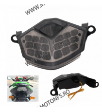 Z750 2007 - 2012 / Z1000 2007 2008 ZX6R 2009 - 2012 ZX10R 2008 - 2010 Stopuri LED Cu Semnale Integrate kawasaki Fumuriu TSK02...