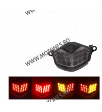 Z750 2007 - 2012 / Z1000 2007 2008 ZX6R 2009 - 2012 ZX10R 2008 - 2010 Stopuri LED Cu Semnale Integrate kawasaki Fumuriu TSK02...