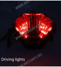 MT-07 2014 2017 YZF R3 2015 - 2020 MT-03 2016 - 2019 Yamaha Stopuri LED Cu Semnale Integrate Fumuriu TSK145  Stopuri LED Cu S...