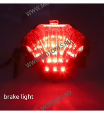 MT-07 2014 2017 YZF R3 2015 - 2020 MT-03 2016 - 2019 Yamaha Stopuri LED Cu Semnale Integrate Fumuriu TSK145  Stopuri LED Cu S...
