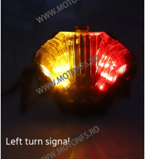 MT-07 2014 2017 YZF R3 2015 - 2020 MT-03 2016 - 2019 Yamaha Stopuri LED Cu Semnale Integrate Fumuriu TSK145  Stopuri LED Cu S...