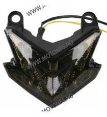 ZX6R ZX636 2013 2014 2015 2016 2017 2018 Z800 2013-2016 Z125 2016-2018 Kawasaki Stopuri LED Cu Semnale Integrate Fumuriu TSK0...