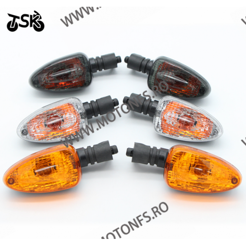 F650GS F800ST K1300S R1200R G450X 2006 2007 2008 2009 2010 BMW Set 2Buc Semnalizare Cu Bec Omologat TSK-200  Semnalizare Dedi...