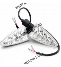 SET 2BUC SEMNALE FATA PE LED BMW S1000RR R1200 K1200 K1300 APRILIA RS4 125  SL 750 ShiverSTANGA DREAPTA COD2020201 TSK-201/20...