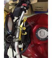 MT09 MT-09(not tracer)2013 2014 2015 2016 2017 2018 2019 2020 KIT COMPLET MONTAJ + AMORTIZOR ANTIVOBLAJ GHIDON CNC KS1KI  Amo...