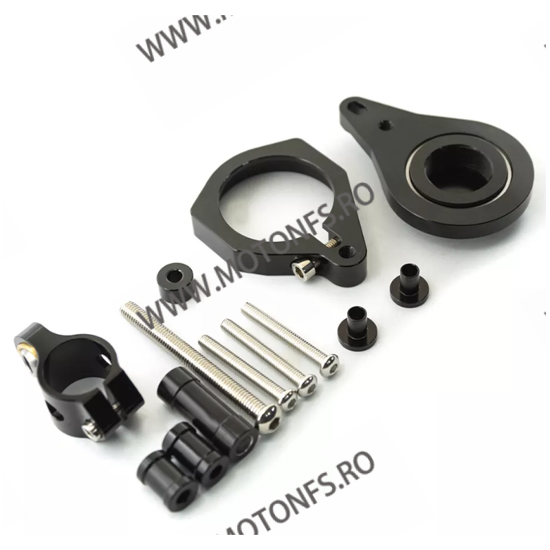 BMW S1000RR 2010 2011 2012 2013 KIT COMPLET MONTAJ + AMORTIZOR ANTIVOBLAJ GHIDON CNC 8RHIE  Amortizor Ghidon 390,00 lei 390,0...