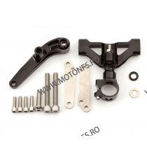 KAWASAKI ZX14R 2006 2007 2008 2009 2010 2011 2012 2013 2014 2015 2016 KIT COMPLET MONTAJ + AMORTIZOR ANTIVOBLAJ GHIDON CNC 74...