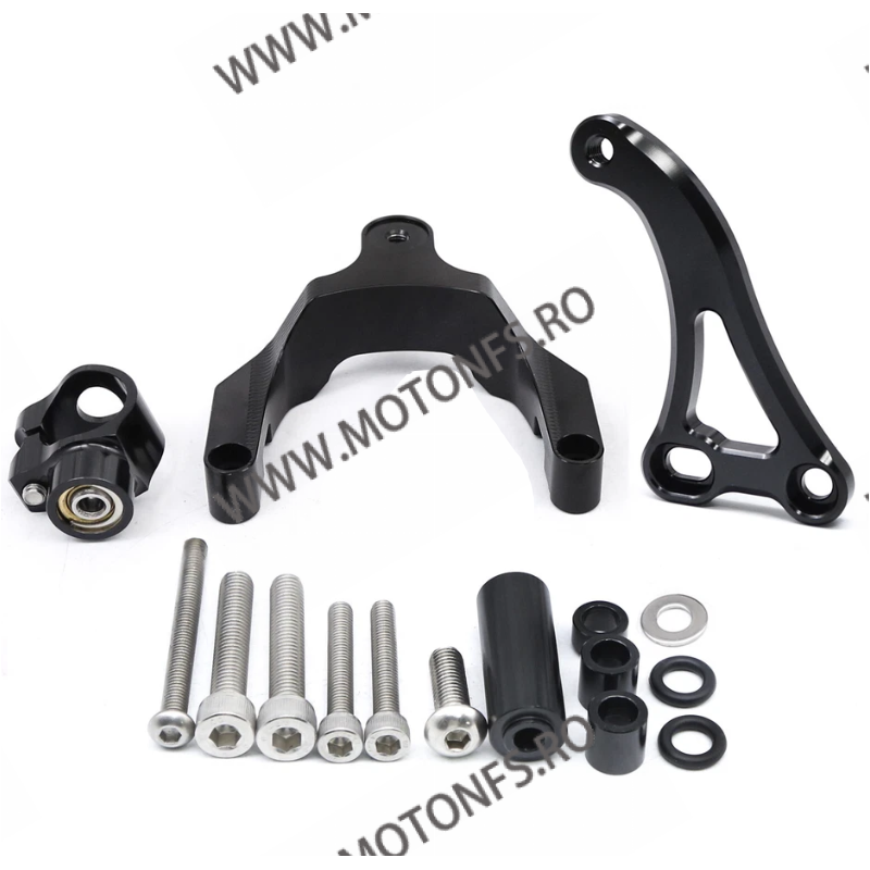 Suzuki GSX-S750 2017 2018 2019 2020 2021 2022 2023 2024 KIT COMPLET MONTAJ AMORTIZOR ANTIVOBLAJ GHIDON CNC JCZO2  Amortizor G...